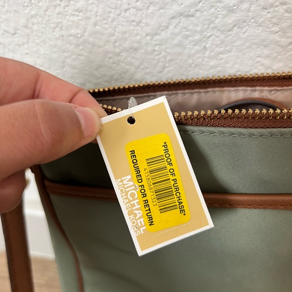 Olive Green Michael Kors Crossbody Purse - Picture 3 of 4